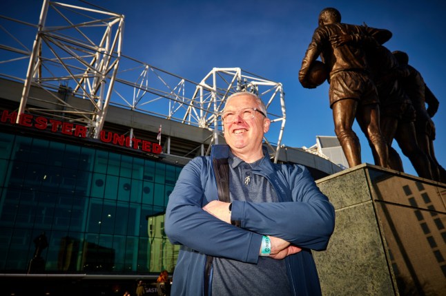 Prostate Cancer UK helps life long United fan Mark Farrington from Bolton after his recovery from prostate cancer , he can now get ???back in the game???. as Manchester United is the first Premier League club to achieve the gold BOG STANDARD,