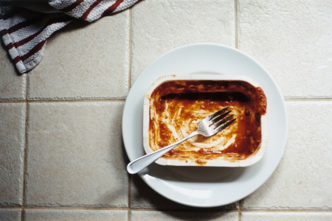 Eaten Microwave Meal